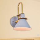 GobekUsa Modern Nordic Pyramid Wall Sconce Light for Study Room and Bedroom