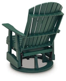 Shell Beach - Swivel Glider Chair - Green by Unique Piece Furniture