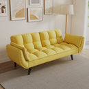 Sofa Soft Two Armrests Throw Pillow Pillow Comfortable Fit Apartment Bedroom Small Space by HouseOfZazla