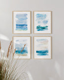 Watercolor seascape