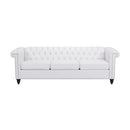 Chesterfield Style 3 Seater Sofa With Deep Button Tufting by HouseOfZazla