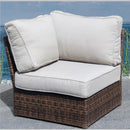 Shick - Corner Wedge Patio Chair With Cushions by HouseOfZazla