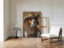 Deputy Beagle in Bandana and Hat