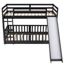 Bunk Bed With Convertible Ladder And Slide
