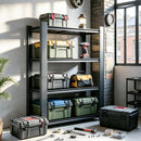 60"H 4-Tier Adjustable Heavy Duty Shelving Metal Mesh Storage Rack