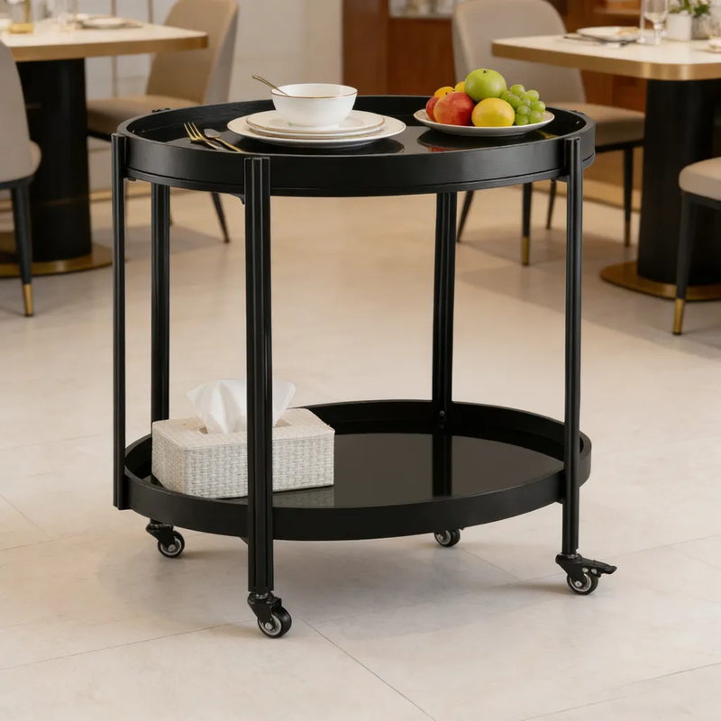 Oval Kitchen Island & Bar Cart, photo 2 of 10