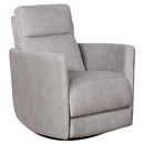 Lawson - Swivel Glider Suede Recliner Chair - Latte by HouseOfZazla