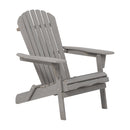 Folding Adirondack Chairs Set of 2 - Hemlock Wood Outdoor Seating