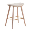 Saddle - Contemporary Counter Stool (Set of 2) by HouseOfZazla