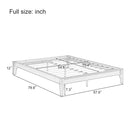 Solid Dry Bamboo Platform Bed Frame, With Slat Support by Unique Piece Furniture