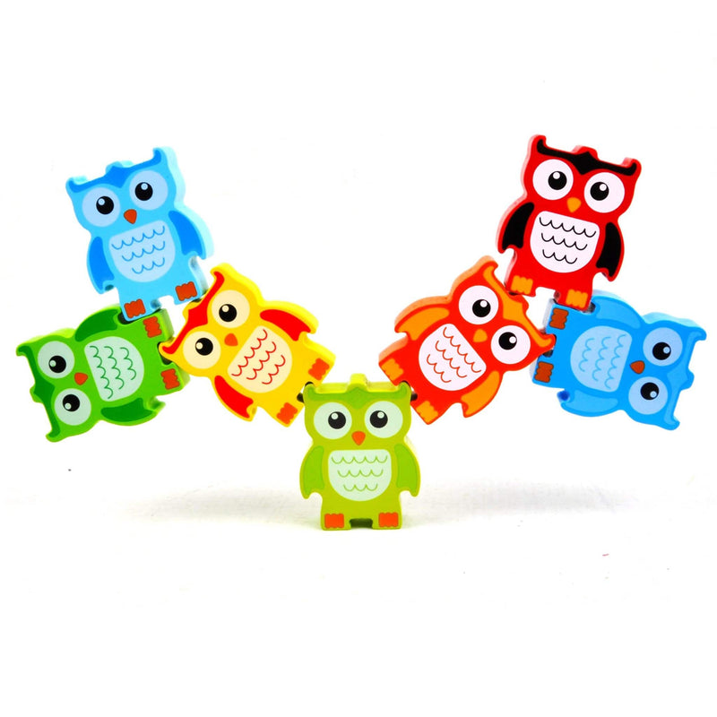 STACKING OWLS Wood Balance Challenge, photo 11 of 17