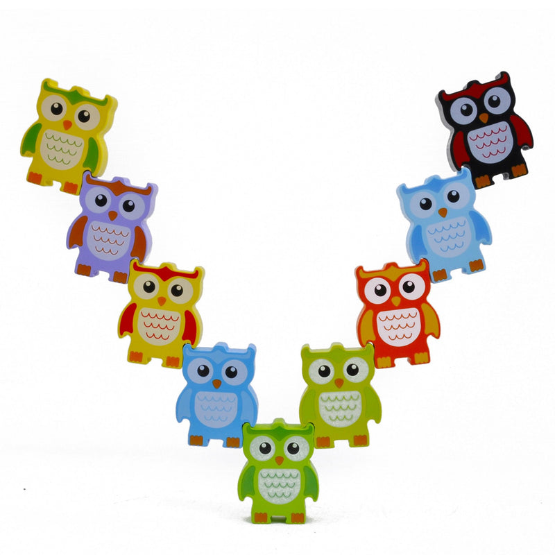 STACKING OWLS Wood Balance Challenge, photo 10 of 17