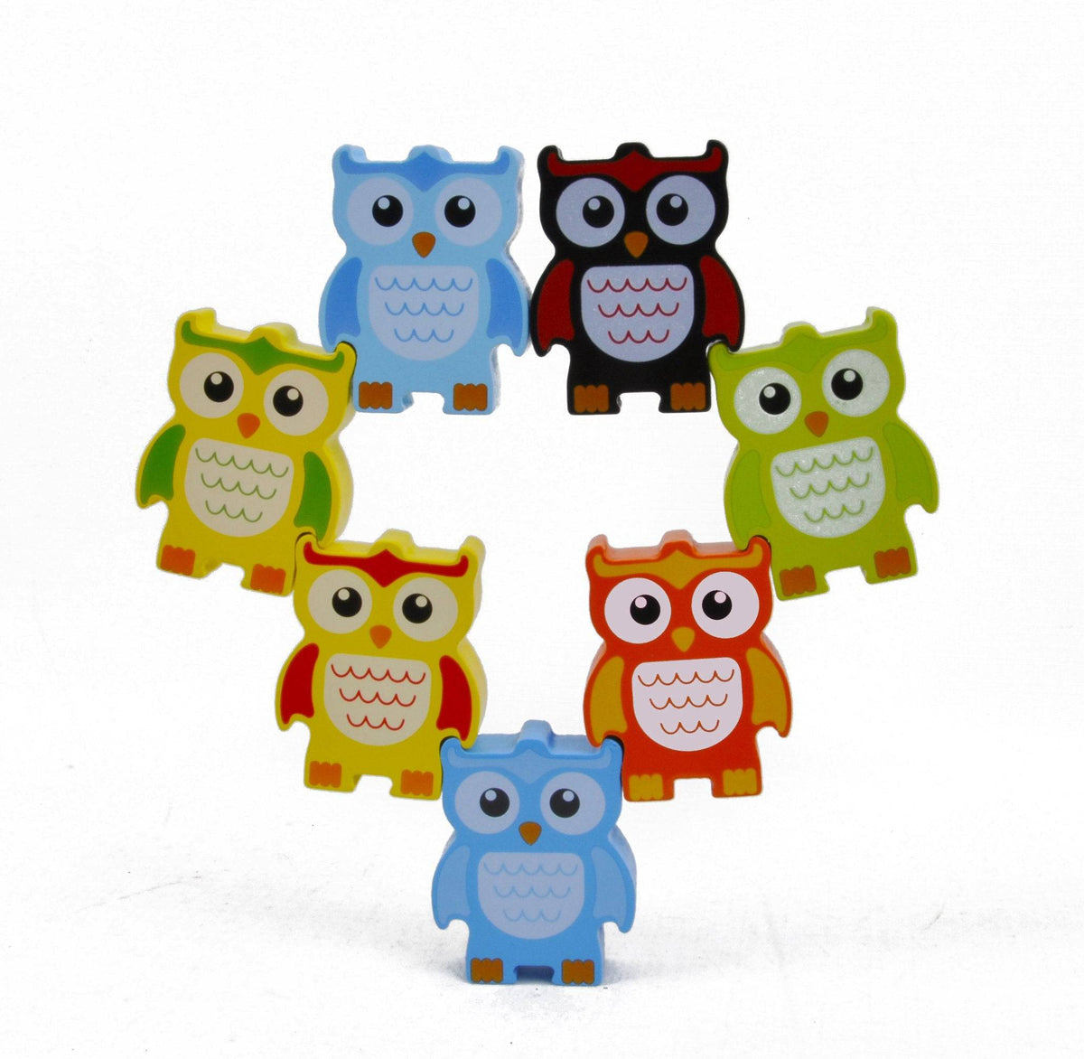 STACKING OWLS Wood Balance Challenge, photo 13 of 17