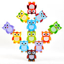 STACKING OWLS Wood Balance Challenge