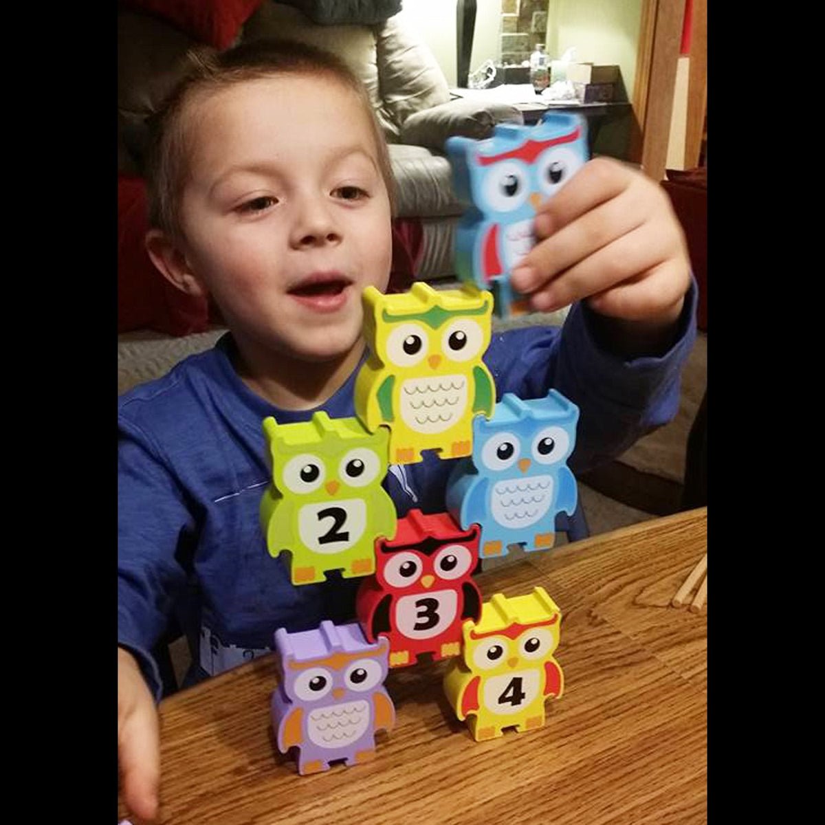 STACKING OWLS Wood Balance Challenge, photo 12 of 17