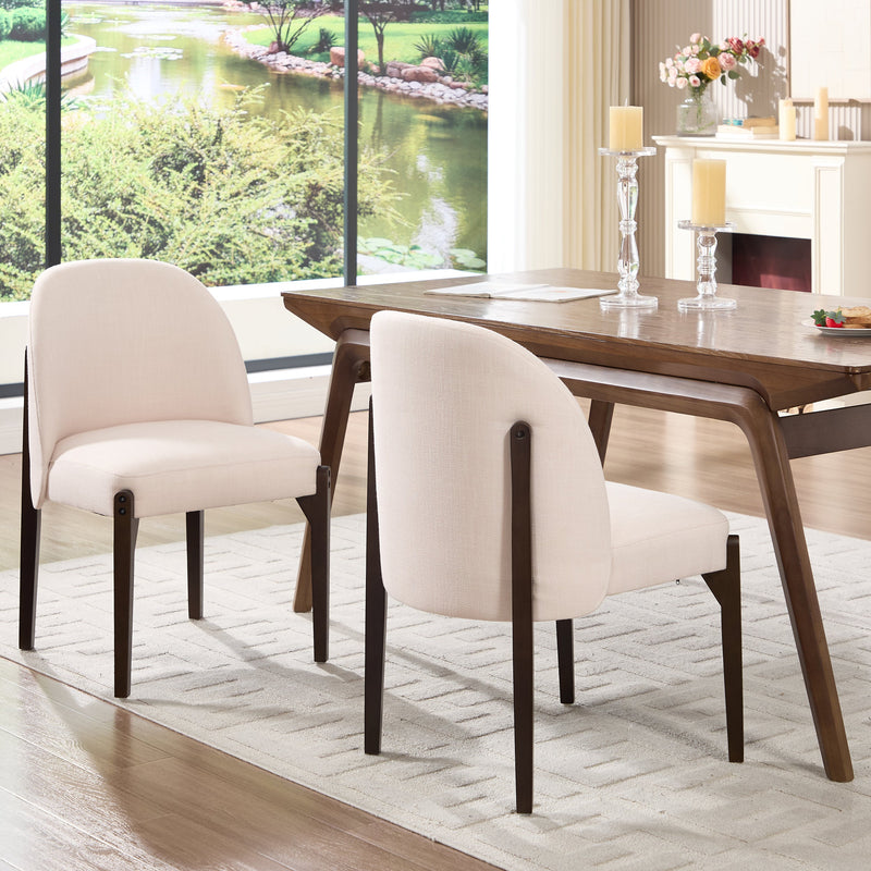 Wooden Dining Chairs Set of 2, photo 2 of 10