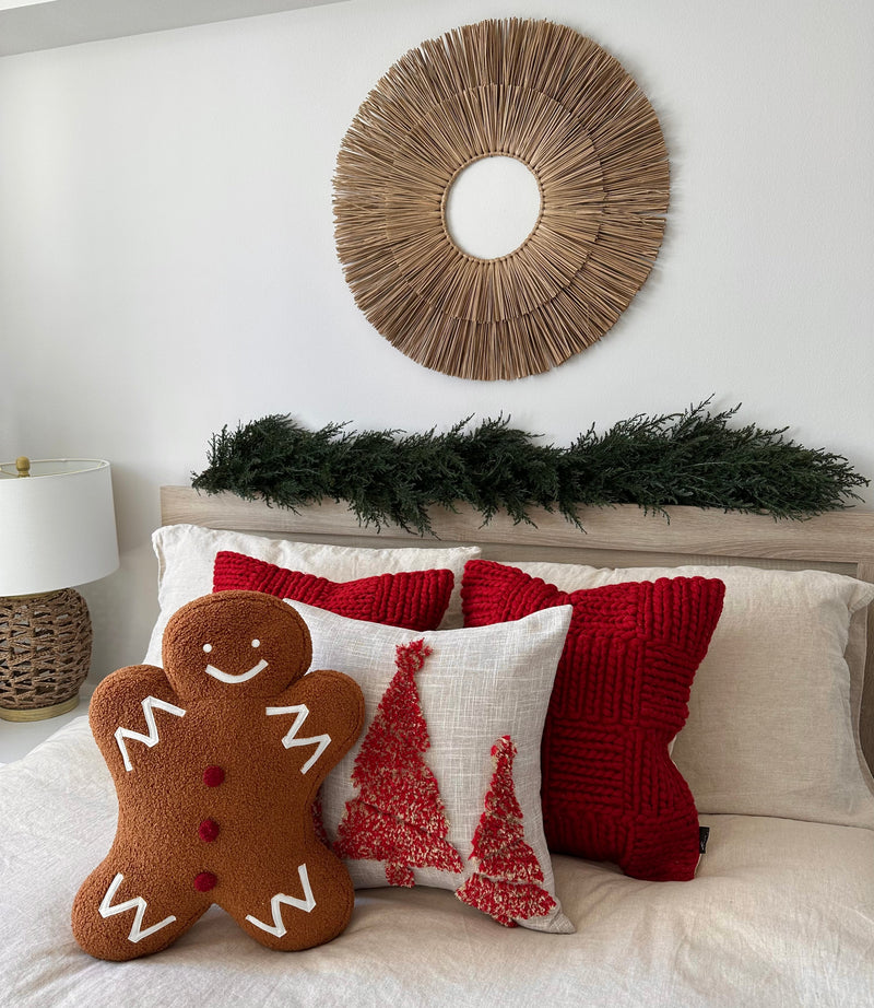 Mr. Gingerbread Shaped Pillow