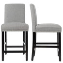 25 Inch Kitchen Chairs w/ Rubber Wood Legs by LJGDeals