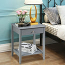 Wooden Nightstand End Table Storage Display by LJGDeals