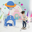 3 in 1 Height Adjustable Kids Basketball Hoop Set with Balls by LJGDeals