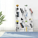 8-Tier Bookshelf Bookcase with 8 Open Compartments Space-Saving Storage Rack by DirectDeals