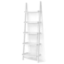 5-Tier Wall-leaning Ladder Shelf Display Rack for Plants and Books by LJGDeals