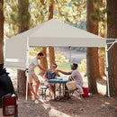 17 Feet x 10 Feet Foldable Pop Up Canopy with Adjustable Instant Sun Shelter by LJGDeals
