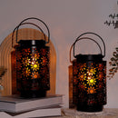2 Pack Lantern Lights Outdoor (Flower Pattern) by JHY DESIGN