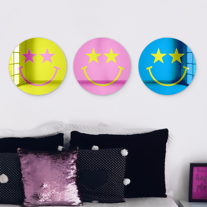 Bundle |  Happy Face with Starry Eyes Multicolor 3-Piece Set