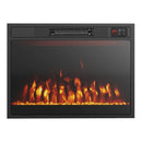 23 Inches 750W/1500W Electric Fireplace Heater with Alter Flame Color and Brightness by LJGDeals