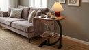 Modern Side Table – Round, C-Shape & Petal Designs | Sofa End Table with Metal by 2Dropme