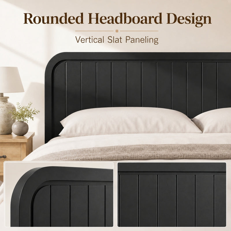 King Bed Frame with Headboard, photo 5 of 10