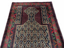 3x5 New Vintage Handmade Wool Rug Tribal Balouch Turkoman Prayer Rug Veggie Dyes