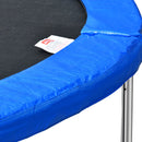 14Ft Trampoline For Adults & Kids With Basketball Hoop, Outdoor Trampolines With Ladder And Safety Enclosure Net For Kids And Adults - Blue by HouseOfZazla