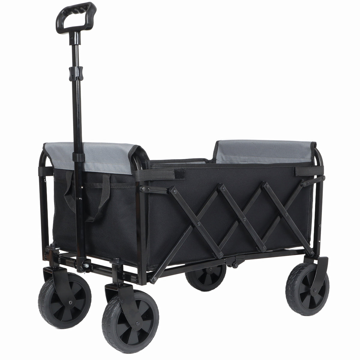 All-in-One Convertible Folding 4-Wheel Trolley with Bench Seat, photo 6 of 10