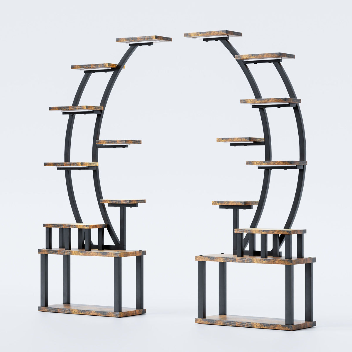 9 Tiered Indoor Plant Stand With 5 Adjustable Grow Lights, photo 6 of 29