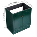 Modern Freestanding Bathroom Vanity With Soft Close Cabinet Doors by Unique Piece Furniture