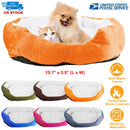 Pet Dog Bed Soft Warm Fleece Puppy Cat Bed Dog Cozy Nest Sofa Bed Cushion For S/M Dog
