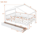 House Bed With 2 Drawers by Unique Piece Furniture