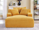 Cloudline - Oversized Chaise Lounge, Modern Comfy Couch With Full Foam Cushioning, Cozy Sleeper Sofabed by Unique Piece Furniture