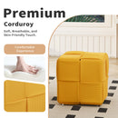 Modern Ottoman Foot Rest With Woven Design by Unique Piece Furniture