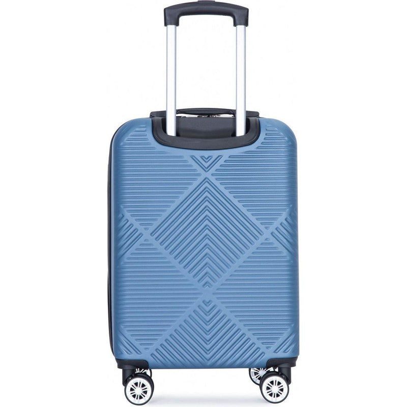 2Piece Luggage Sets ABS Lightweight Suitcase, Spinner Wheels, (20/14) BLUE