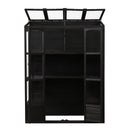 TOPMAX 78-inch Wooden Greenhouse Cold Frame with 4 Independent Skylights and 2 Folding Middle Shelves by HouseOfZazla