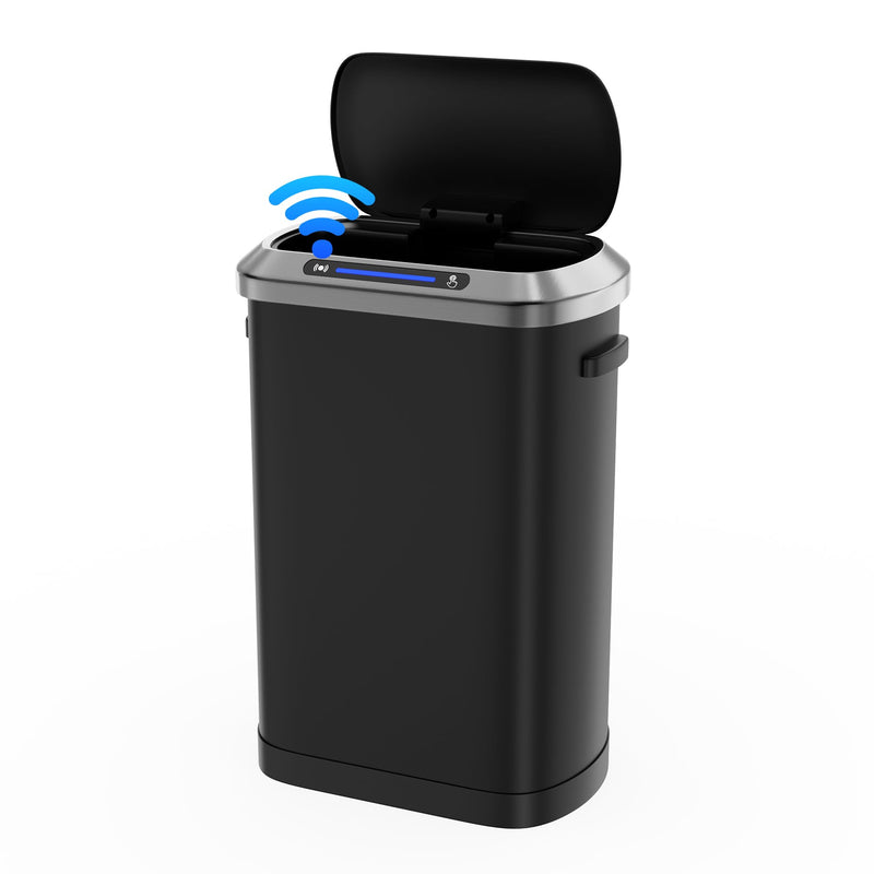 50L Smart automatic Trash Cans - Full Intelligent Sensor - BLACK