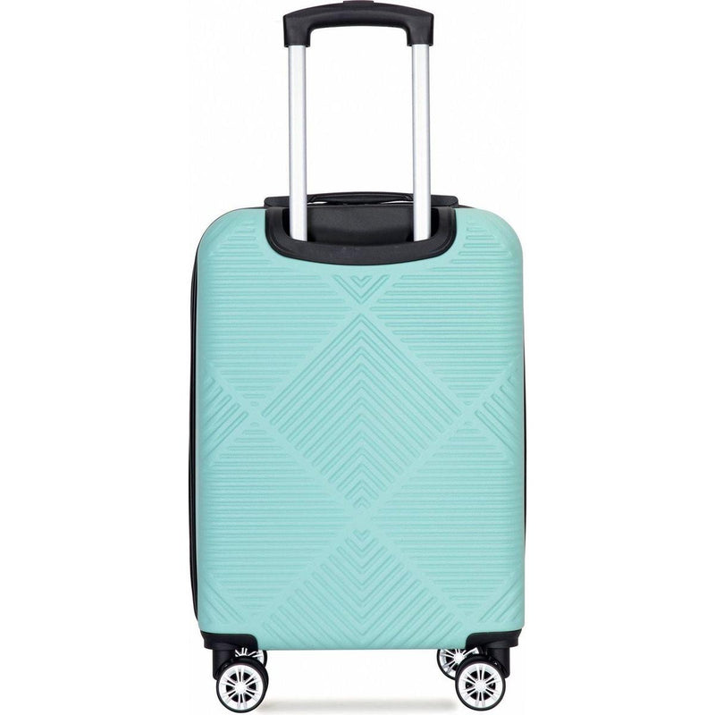 2Piece Luggage Sets ABS Lightweight Suitcase, Spinner Wheels, (20/14) LIGHT BLUE