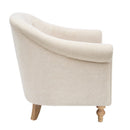 Fayette - Tufted Accent Arm Chair - Cream by Unique Piece Furniture
