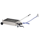 High Impact Polypropylene 20 Gallon Low Profile Oil Drain With Pump Steel - Gray