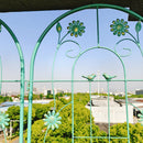 4 Pack Metal Garden Trellis 86.7'' x 19.7'' Rustproof Trellis for Climbing Plants by HouseOfZazla
