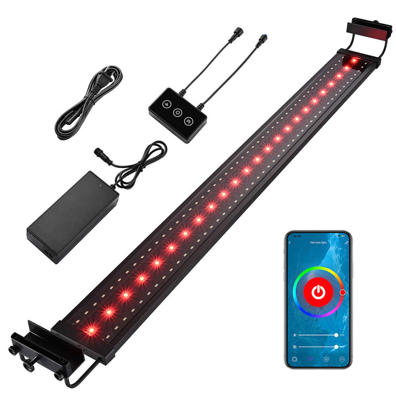 Yescom 48" Full Spectrum LED Aquarium Light APP WIFI for Plants & Fish