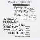 Ever Changing Acrylic Calendar | Classic Horizontal